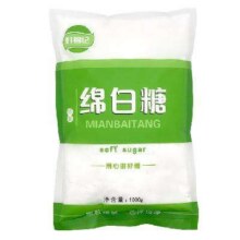 20点、买一送一：采销严选 袋装白糖 白砂糖绵白糖 1kg（2斤）10.9元（到手4斤）