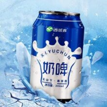 西域春 乳酸菌发酵奶啤 300ml*12罐装新低31.44元包邮