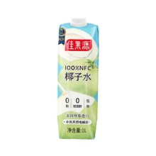 88vip：佳果源佳农100%NFC椰子水1L×6瓶折8.8元/瓶，52.88元+2.97元淘金币