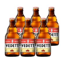Vedett 白熊 玫瑰红 精酿小麦啤酒 330ml*6瓶 整箱装59.32元+6.23元 包邮（多重优惠）