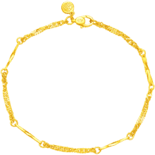 28日20点：CHOW TAI FOOK 周大福 高升竹节 黄金手链 16.25cm 2.55g2383元包邮（需用券）
