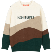 暇步士（Hush Puppies）童装儿童男女大童冬季柔软舒适个性时尚套头线衣 燕麦卡其 160 (偏大一码)104元（需领券）