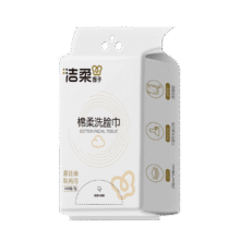 洁柔 洗脸巾 100抽*2包10.59元（需领券和凑单）