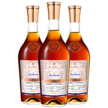 CAMUS卡慕布特妮VSOP*3瓶 干邑白兰地1L法国进口金花洋酒组合套装1587元