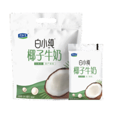 君乐宝 白小纯 180ml 椰子牛奶 袋装 6袋 椰子味7.26元（需领券）