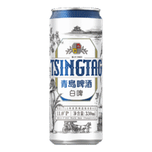 TsingTao/青岛啤酒 全麦白啤 罐装啤酒 330ml 24罐84.3元（需领券）