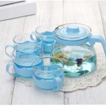花茶壶套装 一壶四杯5.5元(买一送一，实付10.99元)