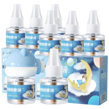 夜小梦电蚊香液驱蚊液灭蚊器防蚊水电热蚊香补充液家用办公无烟蚊子神器 6瓶 2器 【电蚊香液共2盒】19.9元 (券后省30)