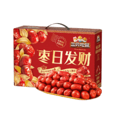 三只松鼠 免洗红枣 1kg（2斤）15.74元包邮（需试用）