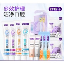 舒客牙膏/清新漱口/牙刷/牙线棒*6件4.17元/件，共25.02元+238淘金币（需领券）