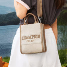 轻便百搭！Champion 冠军牌 25春季新款单肩手提斜挎邮差包U5AACPU27￥99.00 6.9折