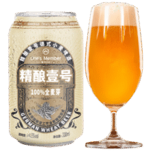 1号会员店 德式小麦白啤酒 330ml*24听319.5元（需领券，合63.9元/件）