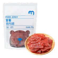 宜客猪肉脯 290g25元 (满100减20,券后省30,月销1000+)