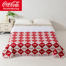 可口可乐 Coca-Cola 压花款夏季凉被 可水洗 150*200cm 多款任选！24.5元