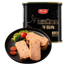 雨润 黑猪皇午餐肉罐头340g *3件8.9元/件 共26.7元包邮