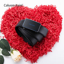 Caluom Kaiol 自动扣头层牛皮内穿式男士腰带券后64元