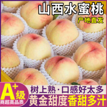 三萌果蔬 水蜜桃 净重4.5-5斤、单果100-150g13.8元