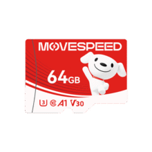 移速（MOVE SPEED）JOY联名款 64GB TF（MicroSD）存储卡 U3 V30 手机平板高速内存卡行车记录仪监控摄像头游戏机17.9元 (满2件9.80折,月销8000+)