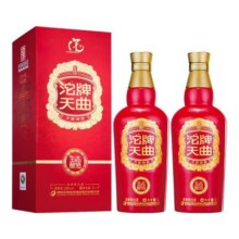 沱牌天曲38度1000ml*2瓶装浓香型白酒国产节日送礼三张208元 (券后省72)