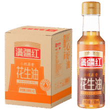 满疆红 食用油 小榨原香花生油238ml*6整箱装 家庭实惠锁鲜装19.7元