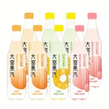 内蒙特产！大窑 0糖0脂肪果汁汽水 450mL*8瓶￥16.85 1.9折