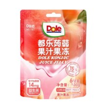 都乐 蒟蒻果冻葡萄味/白桃味100g*5袋7.91元（需领券）