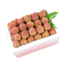 京丰味 广东妃子笑荔枝 甄选单粒18g+ 2.25KG 箱装29.9元 包邮