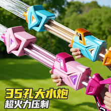 京东PLUS：鑫思特 儿童玩具水炮枪 升级35孔滋水枪 大容量五管高压抽拉19.65元（双重优惠，需首购礼金）
