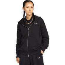 耐克（NIKE）女春秋连帽夹克外套 休闲运动 潮流百搭DQ5759-010煤黑S