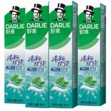 88vip、DARLIE好来清新双效牙膏清新口气200g*4支20.65元（返卡20元后）