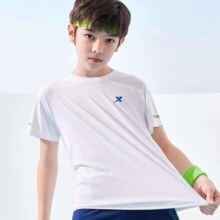 特步 童装儿童短袖T恤男童夏装薄夏季中大童速干衣打底衫 多色可选79.6元（需领券，合26.53元/件）