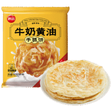 思念 牛奶黄油手抓饼1kg*4件76元（合19.00元/件）