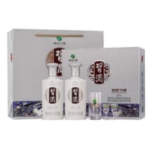 贵州习酒银质习酒礼盒（双瓶装）500ml×2瓶酱香型白酒纯粮酿造205元 (券后省76)