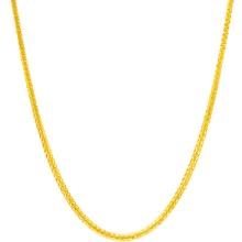 28日20点：CHOW TAI FOOK 周大福 黄金项链 40cm 2.55g2550元包邮（需用券）