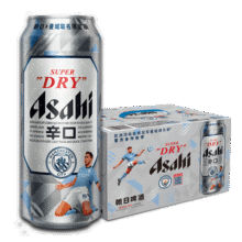asahi/朝日 超爽生黄啤 罐装啤酒 500ml 12罐208.42元（合69.47元/件）