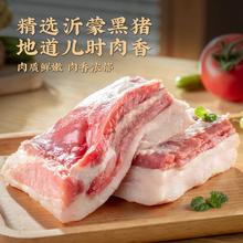 鲁南顺发 LUNANSHUNFA 生态黑猪去皮大五花肉 1kg13.29元