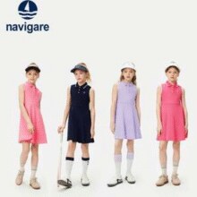 Navigare 意大利小帆船 2025夏季新款女童纯棉背心POLO裙连衣裙  4色￥64.00 3.2折