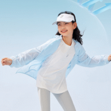 高倍防晒！ASICS 亚瑟士 2025新款男女童UPF50+防晒服外套（120-175cm）5色￥76.71