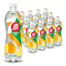 百事可乐 7喜无糖 小柑橘柠檬味汽水 Pepsi出品 550ml*12中胶瓶31.3元