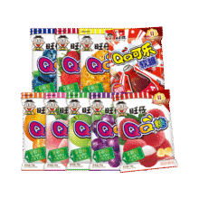 旺仔QQ糖果多口味水果70g*2袋2.59元（需领券）