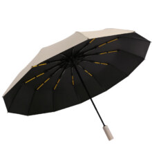 小程序：全自动双人大号雨伞 晴雨两用伞 24骨 20根龙骨/加固抗风暴大伞8.95元（需领券）