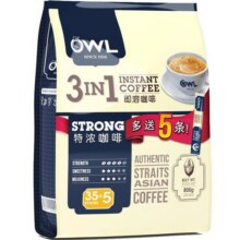 owl猫头鹰咖啡马来西亚进口特浓奶咖三合一速溶咖啡粉旗舰店正品42.4元