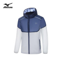 plus会员：美津浓（MIZUNO）男士冰丝皮肤衣夏季透气薄款遮阳户外夹克外套男97.11元包邮