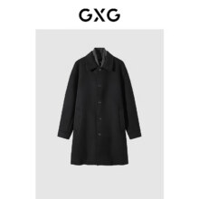 GXG男装 商场同款 羊绒大衣224元、包邮