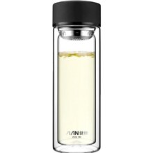 富光 双层家用高硼硅玻璃杯320ml25.55元