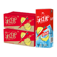 再降价、88VIP：统一 冰红茶饮料 250ml×48盒38.71元+3.6元淘金币
