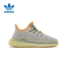 再降价、plus会员：阿迪达斯 三叶草Yeezy350春夏椰子运动鞋335.41元包邮