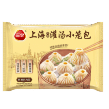 三全 灌汤小笼包 450g*2袋、共36只43.95元（需领券，合14.65元/件）
