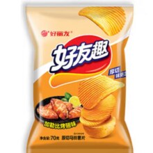 好丽友 好友趣原切薯片70g*8件 口味任选3.63元/件（需买8件，共29元）