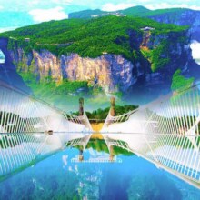 【2日自由行游】张家界国家森林公园+金鞭溪+黄石寨+天门山国家森林公园+天门洞+玻璃栈道+鬼谷栈道原价1953元，现价590
